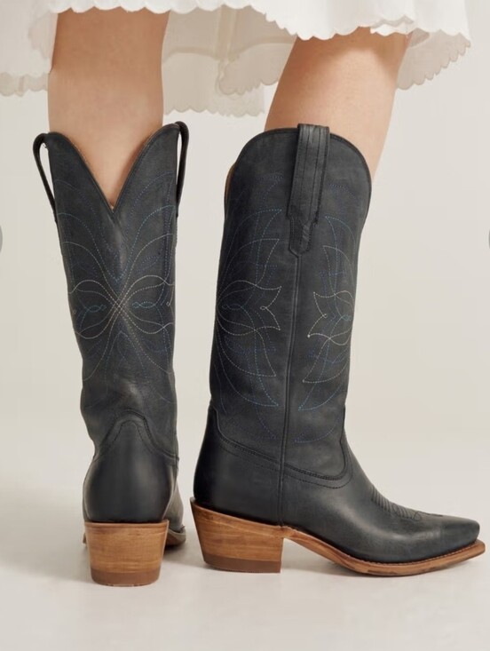 Tecovas Shoes - Tecovas Annie Monarch in Navy